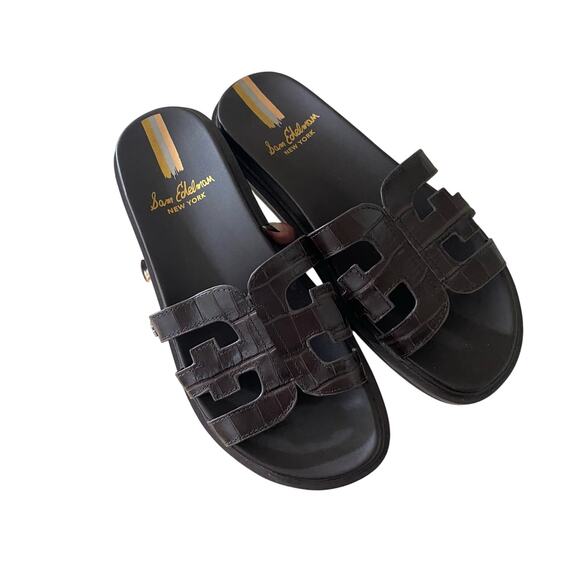 Sam Edelman Valeri Sandal in Dark Mahogany sz 7.5 - Picture 1 of 6